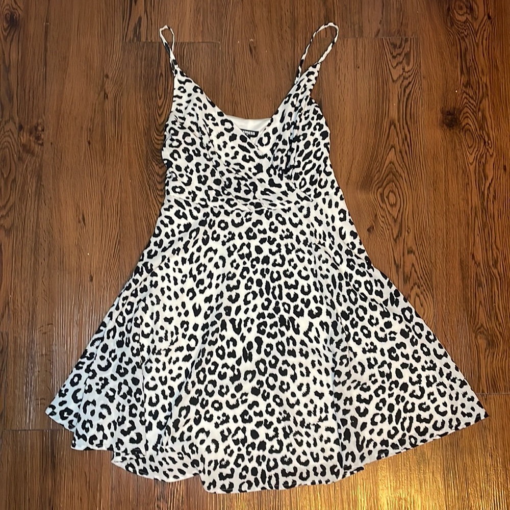 Dalmatian print Mini dress, size extra small